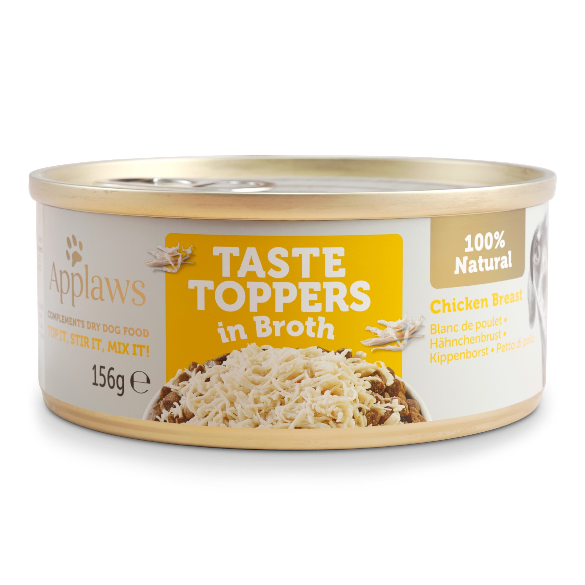 Applaws Dog Taste Toppers Kip in bouillon 156 gr. - per 12 stuks