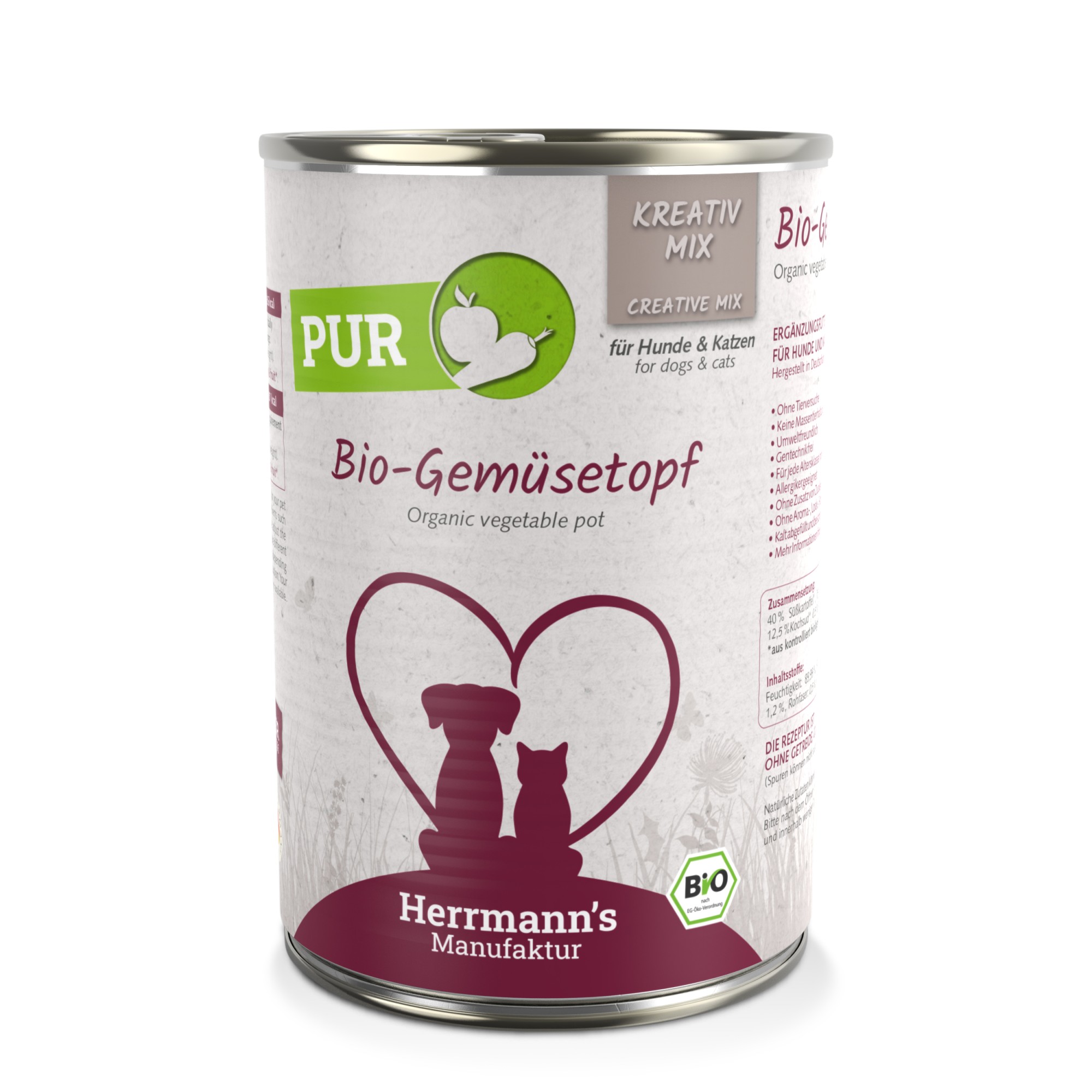 HERRMANNS Herrmann's Bio Creative Groenten met bessen 400 gr. - per 12 stuks