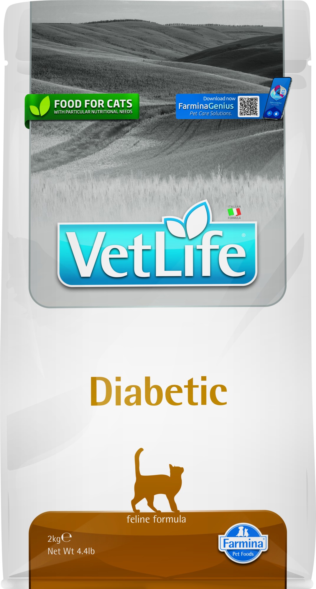 VET LIFE kattenvoeding Diabetic 2 kg