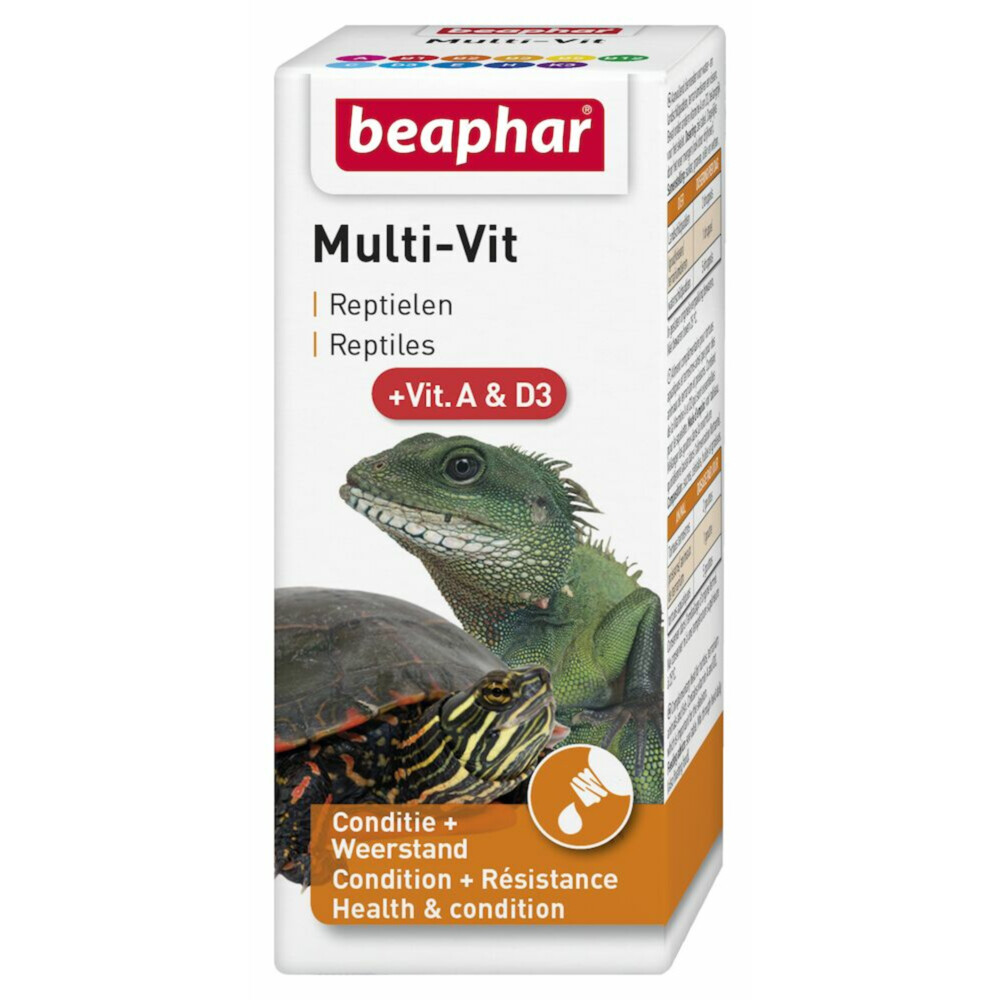 Beaphar 6x  Multi Vit Reptielen 20 ml