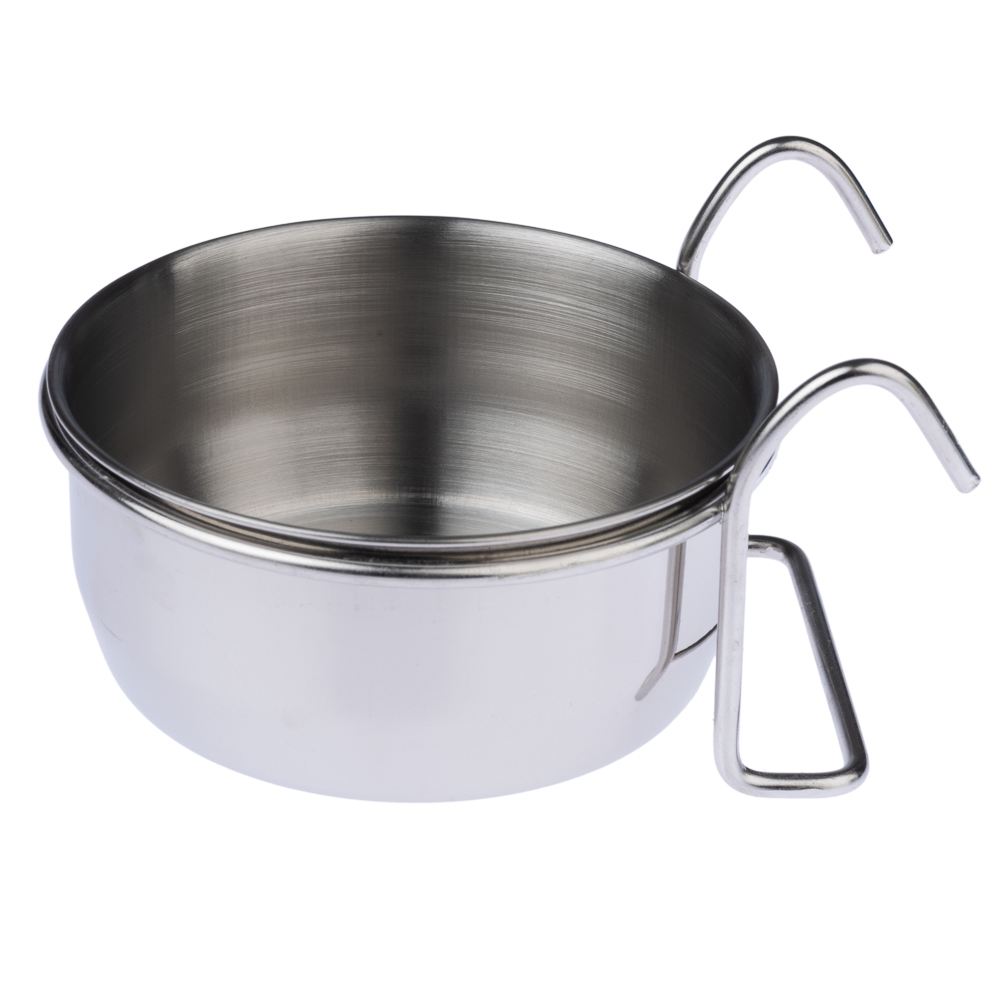 TIAKI RVS hangende voerbak 265 ml / Ø 9,5 cm voor Vogels