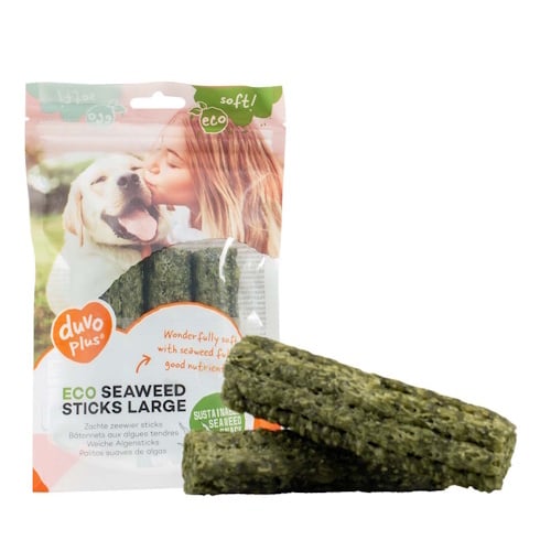 Duvo+ soft! ECO zeewier sticks 75 gram L - 11,5CM
