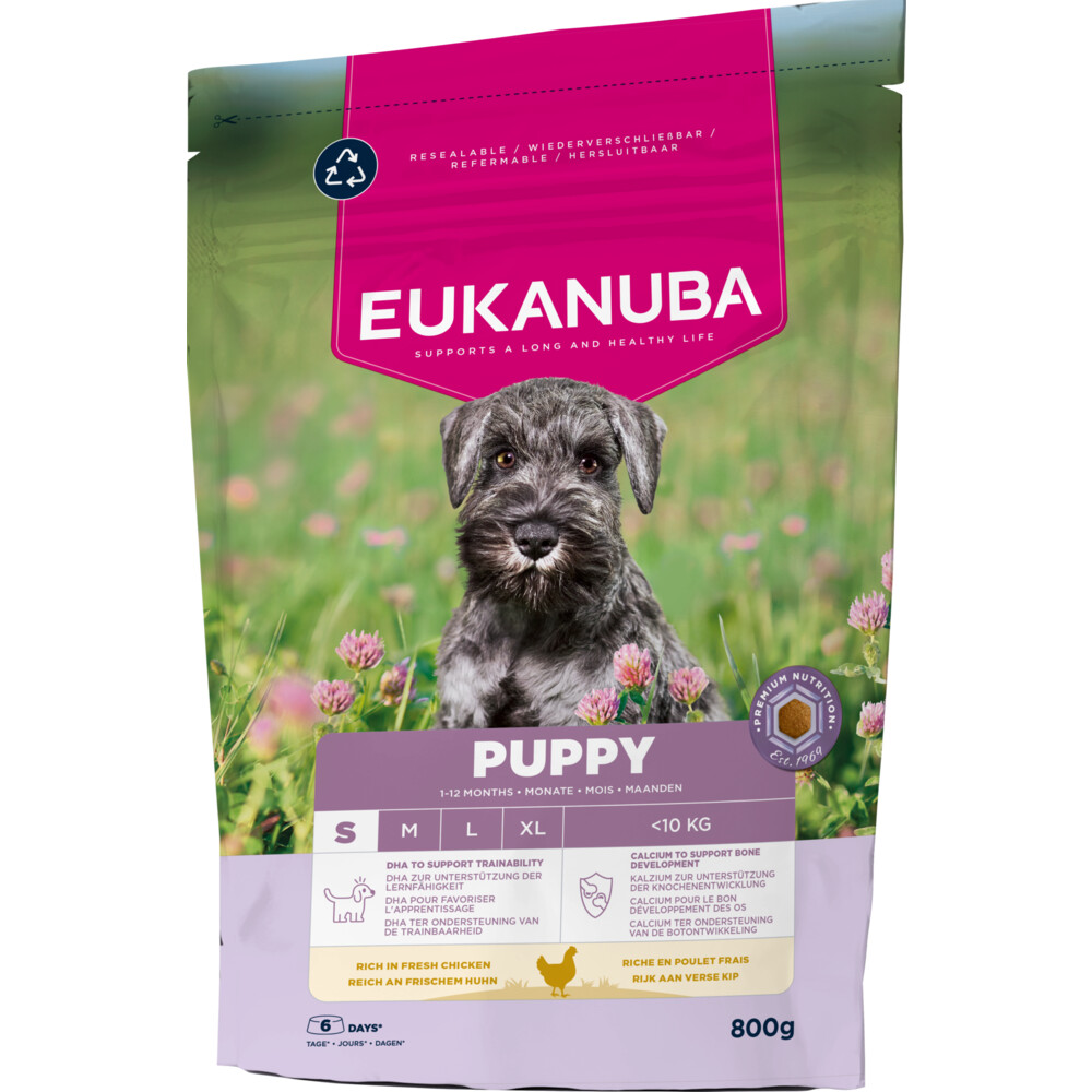 Eukanuba 5x  Life Care Dog Puppy Small Hondenvoer Chicken 800 gr