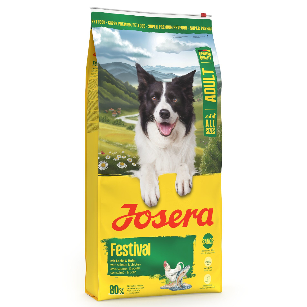 Josera Adult Festival Zalm & Kip - Dubbelpak : 2 x 12,5 kg