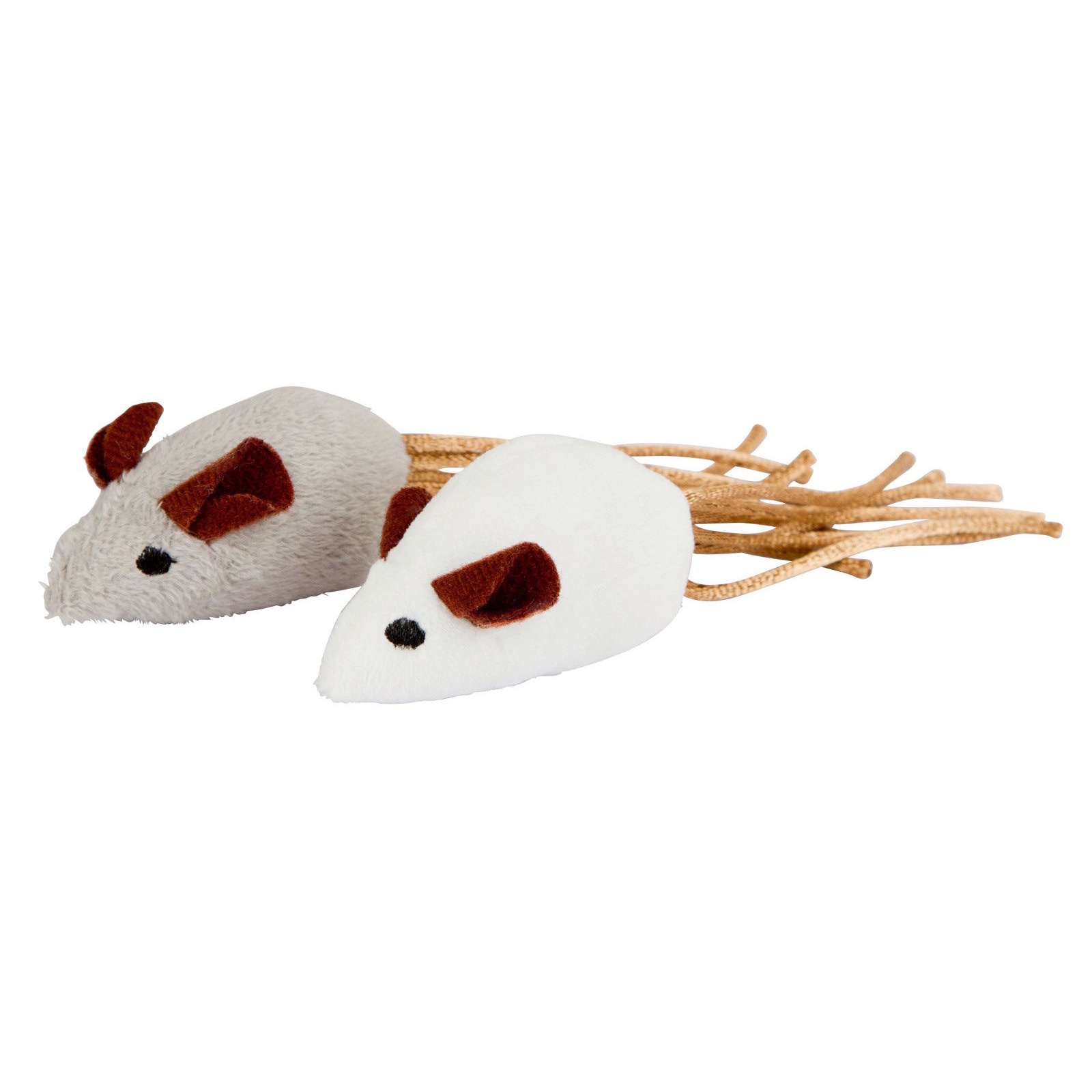 Kerbl Muis grijs/wit 7 Centimeter 2 stuks