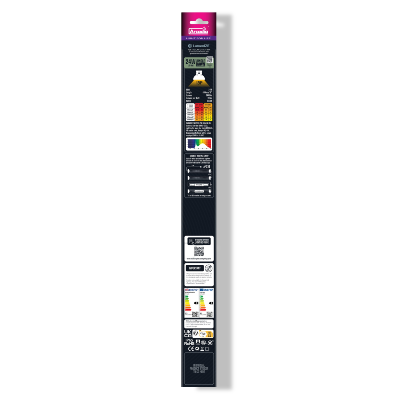 Aquadistri Lumenize jungle dawn led bar 470mm 24 watt Arcadia - 
