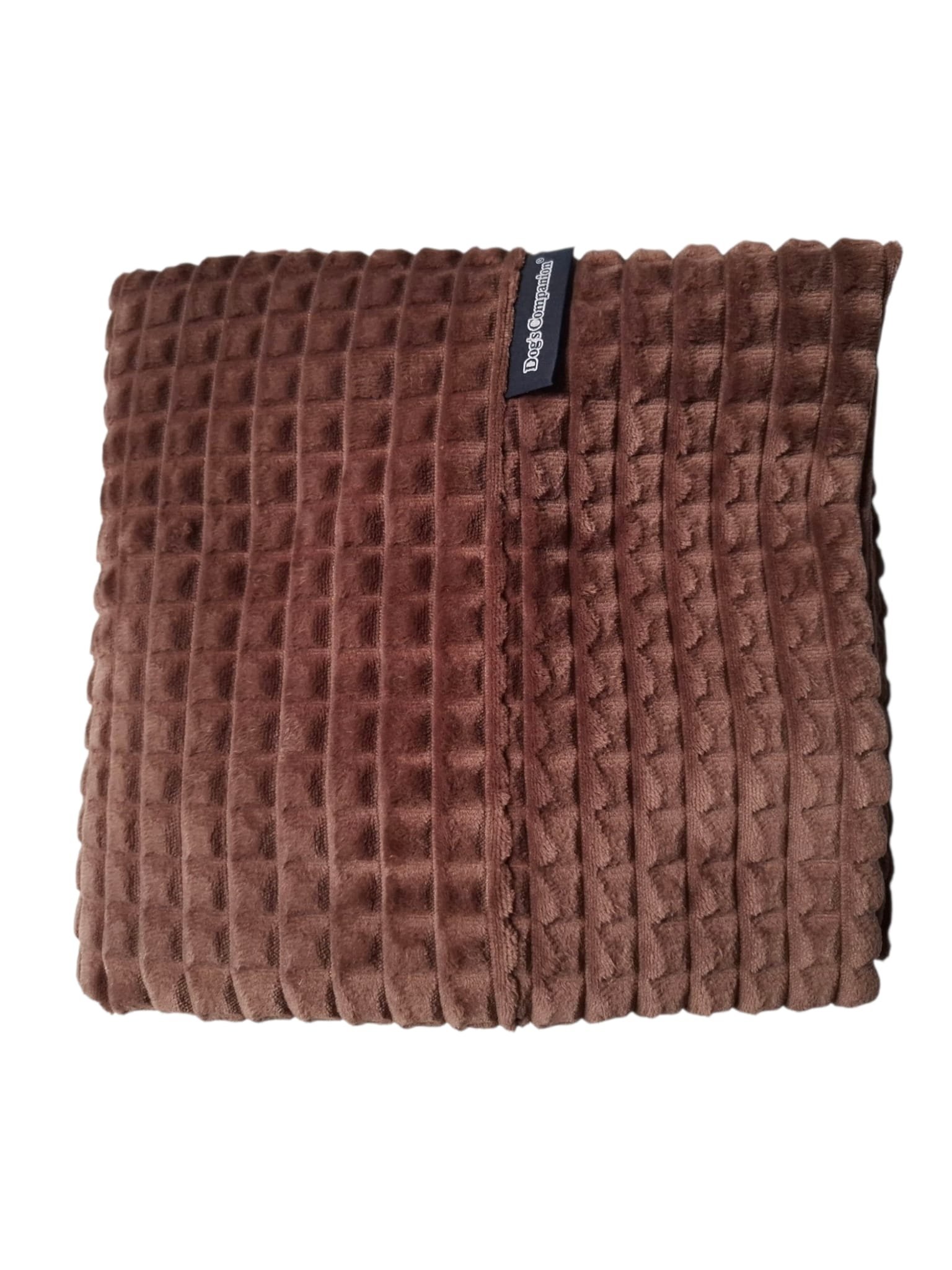 Hondenbed.nl Dog's Companion Hoes hondenbed little square soft brown