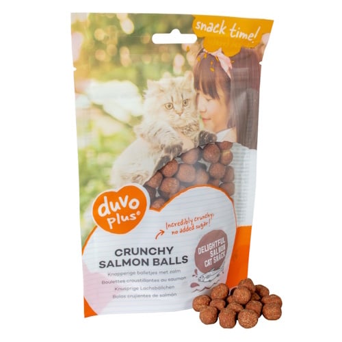 Duvo+ Knapperige Zalmballetjes 50 gram