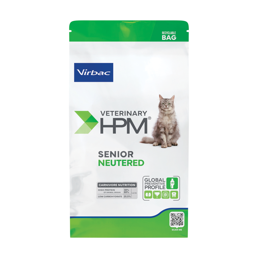Virbac Veterinary HPM Senior Neutered Cat - 7 kg