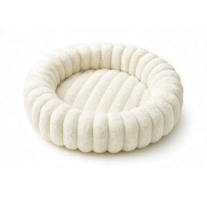 Pecco Ronde mand voor hond en kat - 40 cm - Wit rib