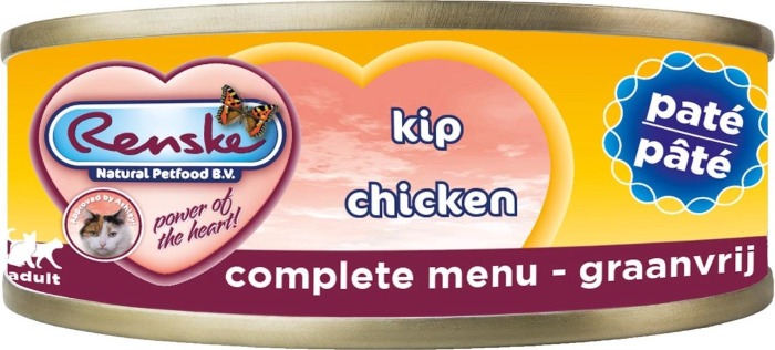 Renske Vers Vlees paté Kat Kip 70gr