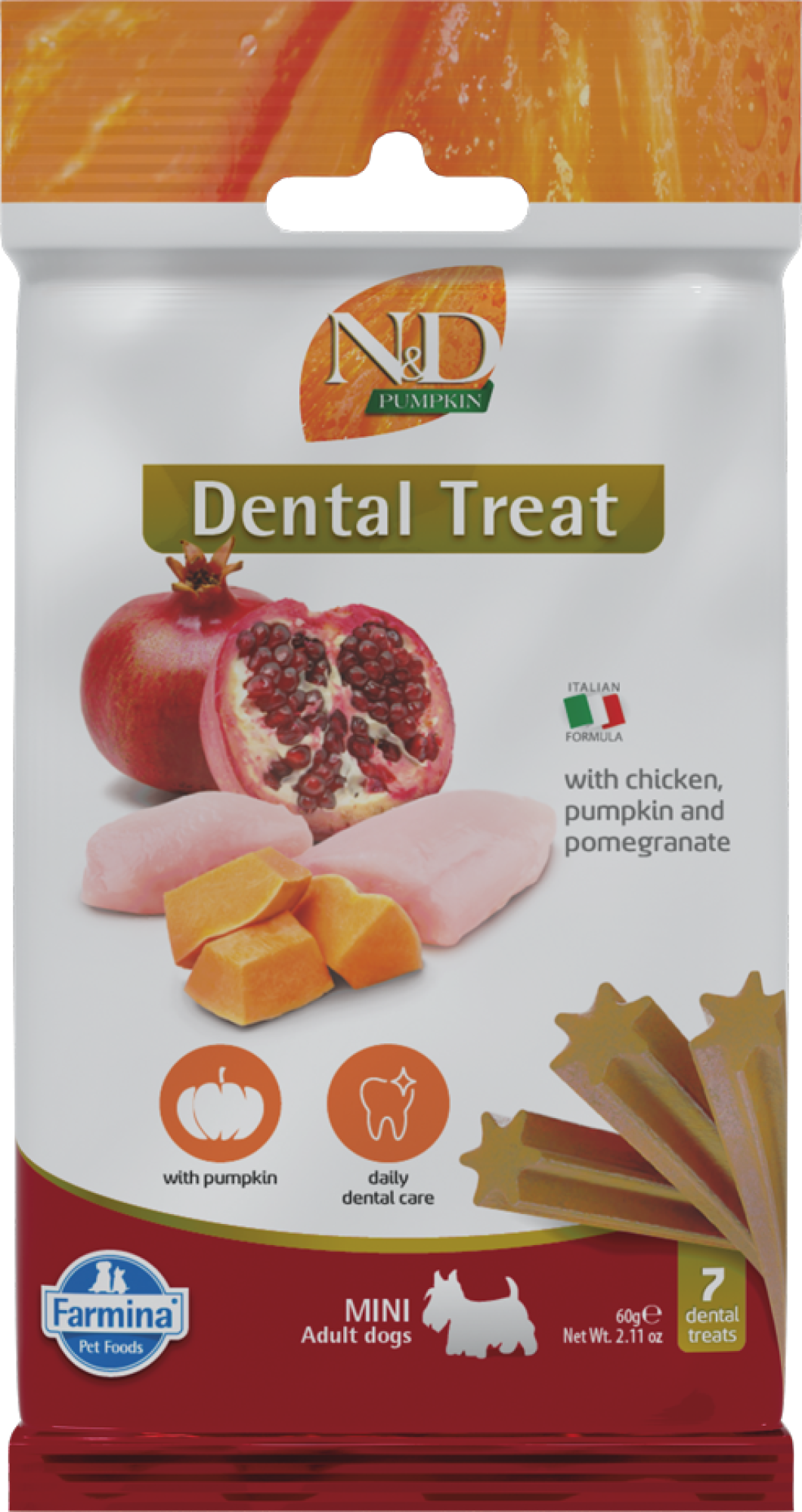 N&D Dental Treats Pumpkin Kip small breed