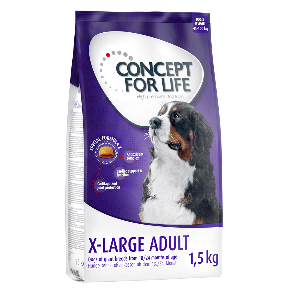 Concept for Life 4x 1,5kg X-Large Adult  Hondenvoer
