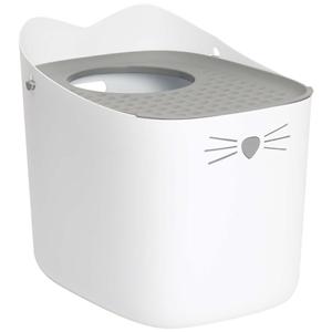 Cat It Top Entry Kattenbak â€“ moderne bovenlader kattenbak met anti-tracking deksel en naadloos ontwerp â€“ 52&times;41&times;47,5 cm