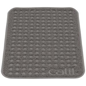 Cat It Kattenbakmat Grijs – comfortabele antislipmat om kattenbakvulling op te vangen – verkrijgbaar in S en L S - 60x40CM