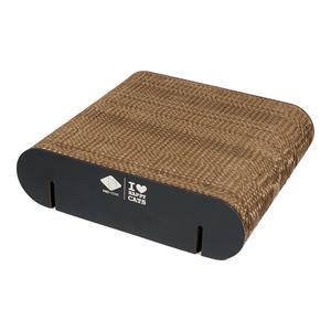 D&D Home Kartonnen Wandplank Navulling David Bruin/Zwart – vervangende kartonnen delen voor kattenwandplank, maten S (30 cm) en L (60 cm) S - 30x29x8cm