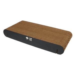 D&D Home Kartonnen Wandplank Navulling David Bruin/Zwart – vervangende kartonnen delen voor kattenwandplank, maten S (30 cm) en L (60 cm) L - 60x29x8cm