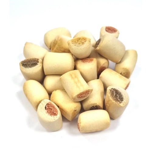 Zoolekker Mergpijp Mix hondensnack - knapperige koekjes met rund, zalm en kip, 400 g of 10 kg 10KG