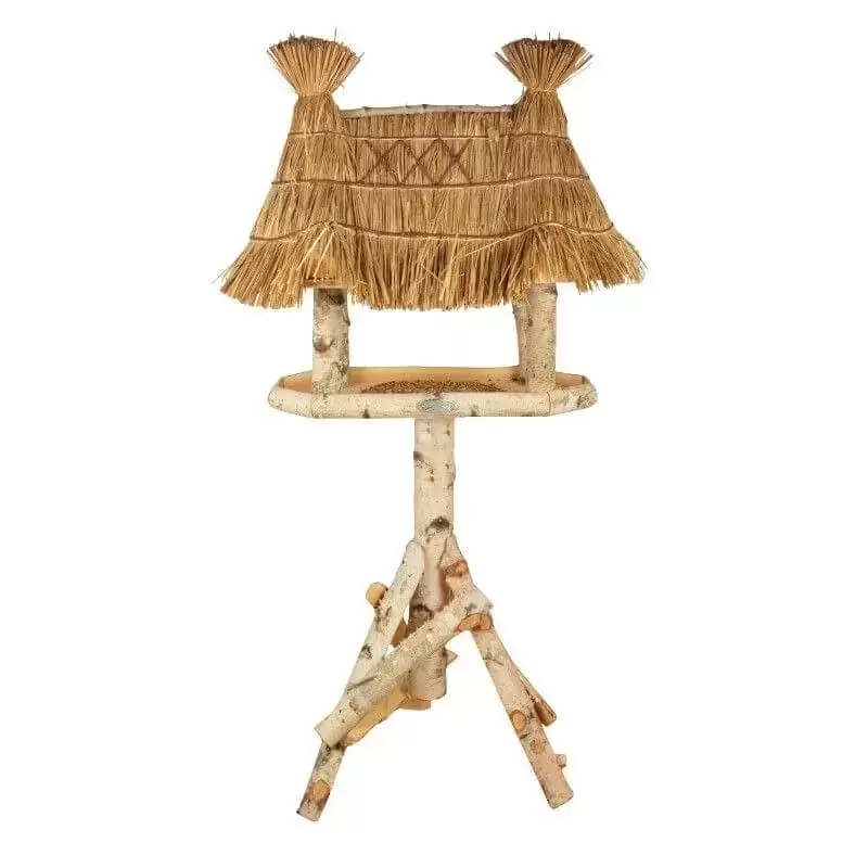 Esschert Design Voedertafel op paal berken L