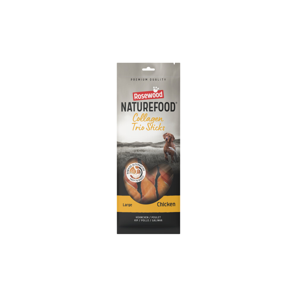 Rosewood Naturefood Hondensnack Collageen Trios Chicken L 240 gr