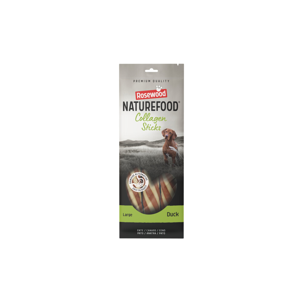 Rosewood Naturefood Hondensnack Collageen Sticks Duck L 240 gr