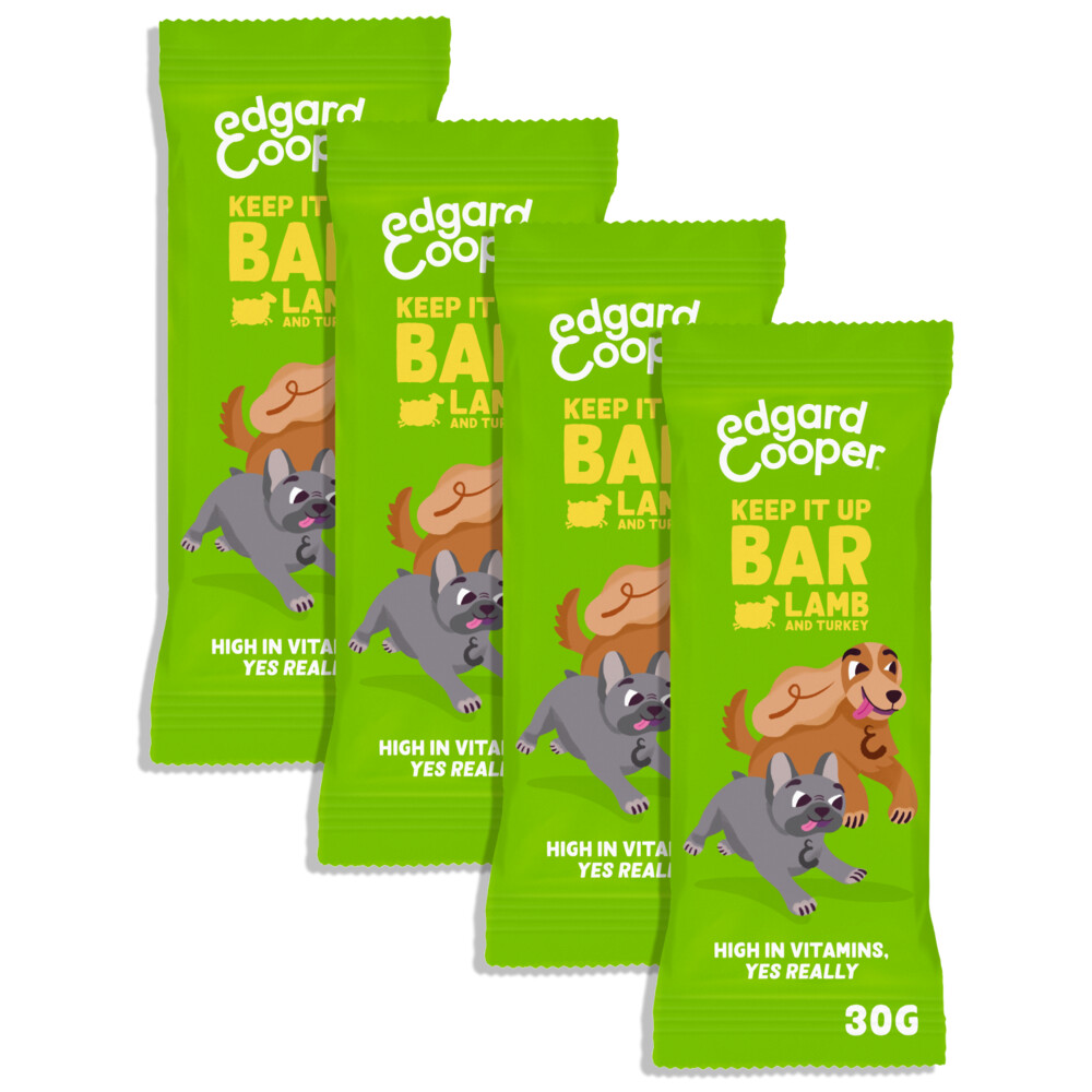 Edgard&Cooper 4x  Adult Bar Lam&Kalkoen 30 gr