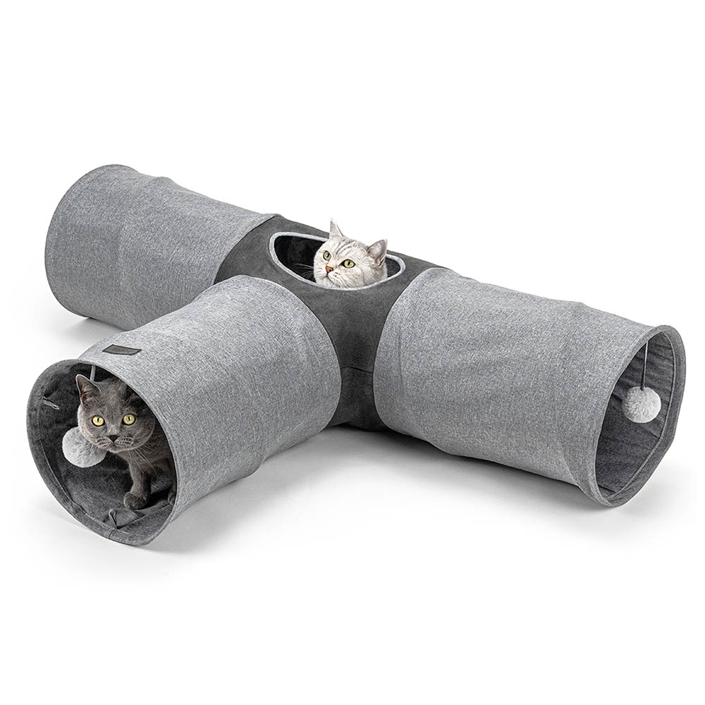 Lionto 3-weg kattentunnel 30x120x80cm