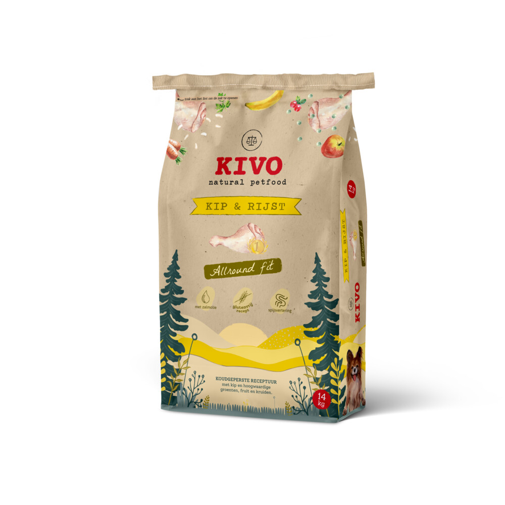 Kivo Kip&Rijst Allround Fit Glutenvrij 4 kg