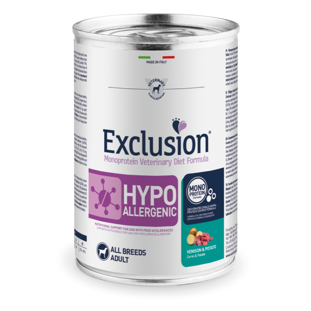 Exclusion Diet 6x400g Hert & Aardappel  Hondenvoer