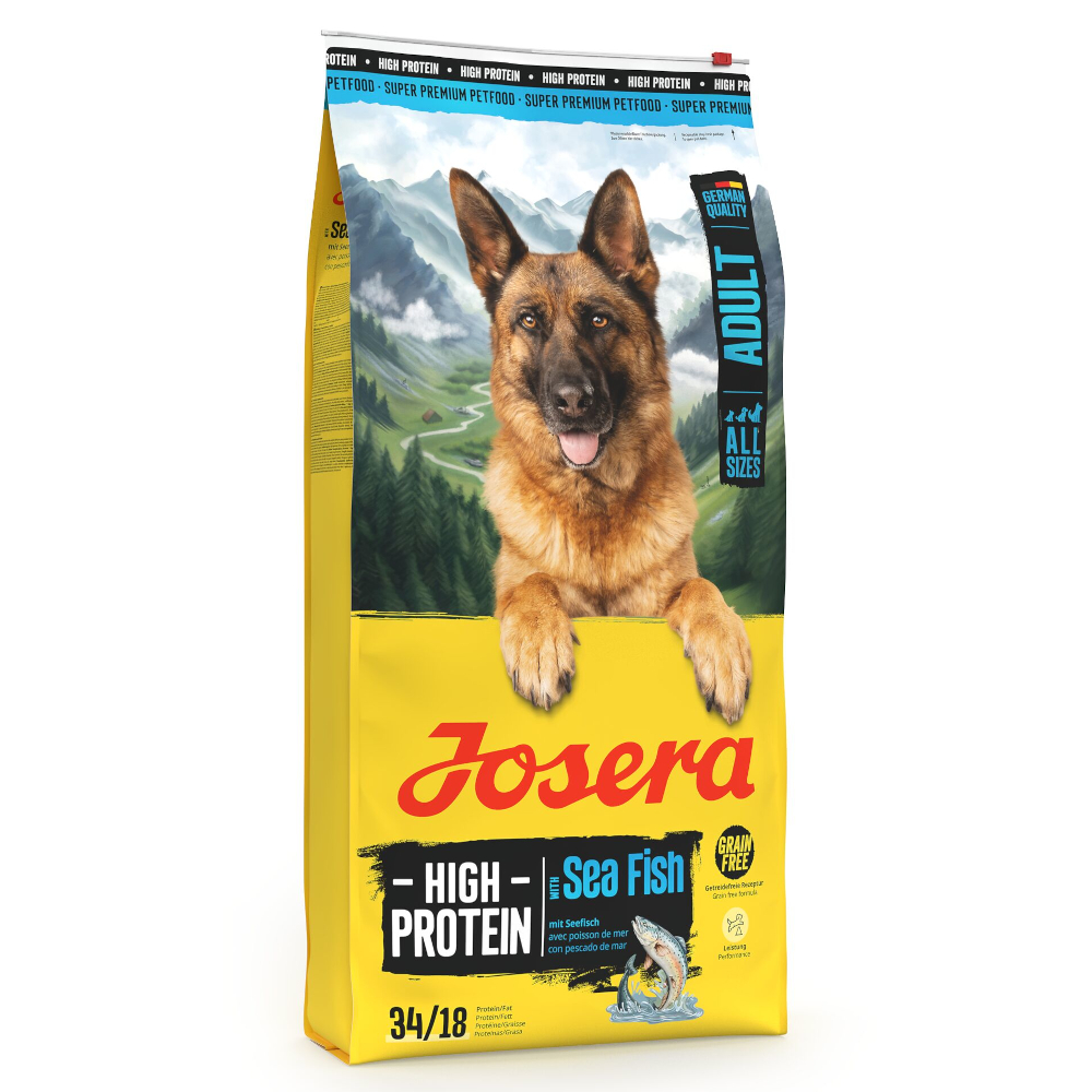 Josera 12,5kg  High Protein Adult Zeevis droogvoer voor honden