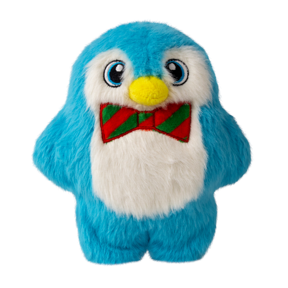 Kong Holiday Snuzzles Pinguïn - Maat S: L 16 x B 14 x H 6 cm