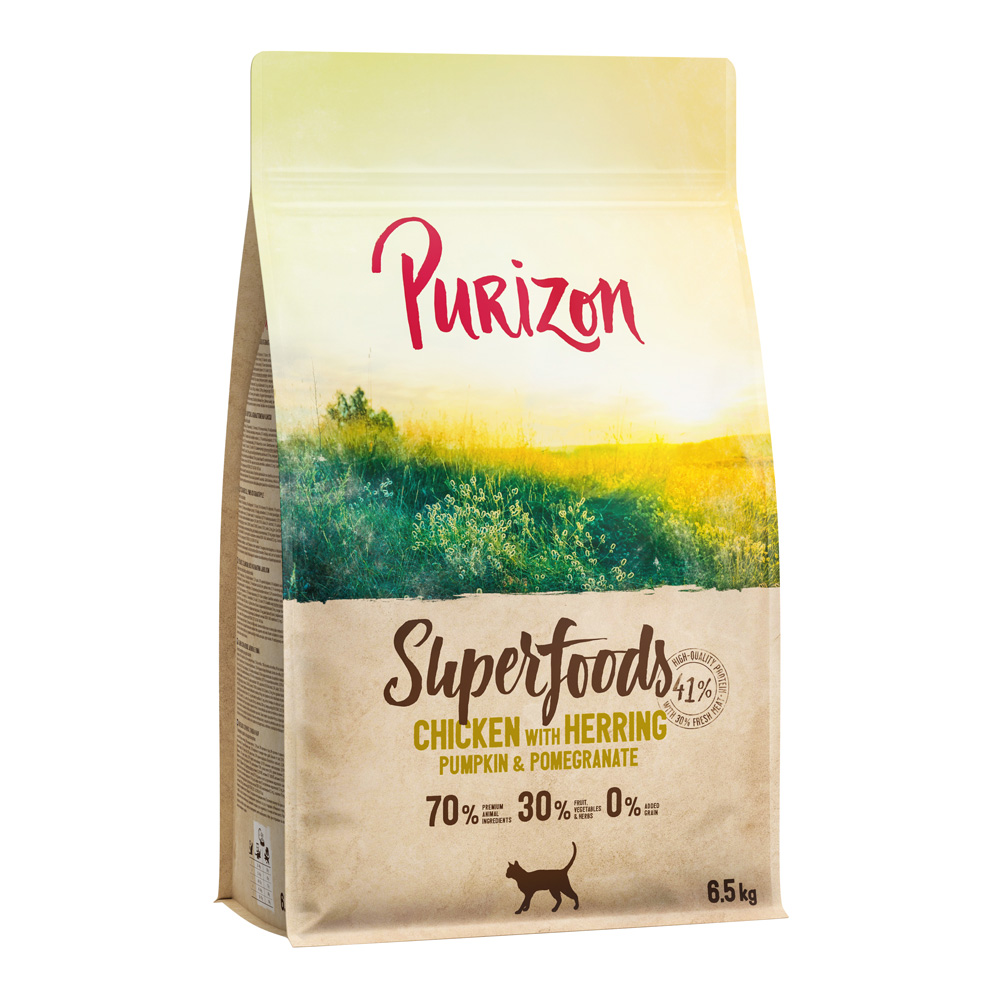 Purizon 6,5kg  Cat Superfoods Kip droogvoer