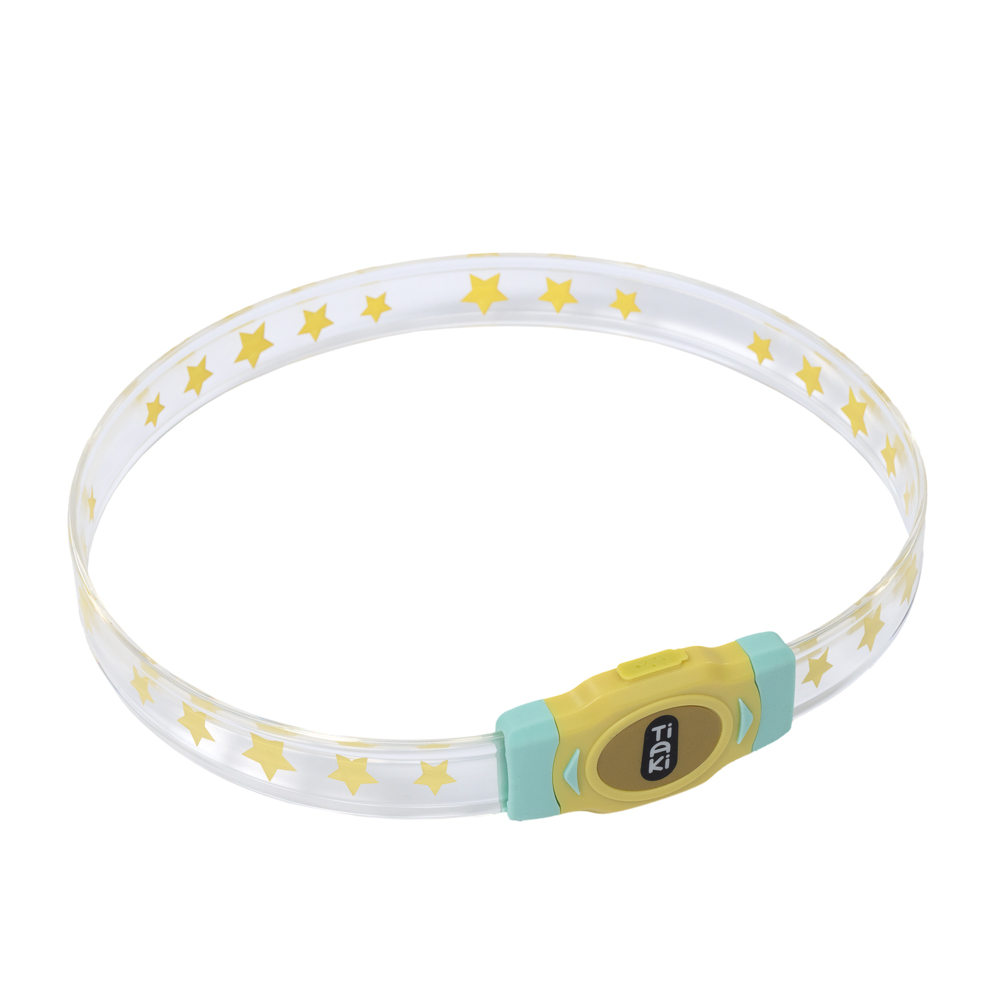 TIAKI LED-halsband L65xB2,5cm langharige honden