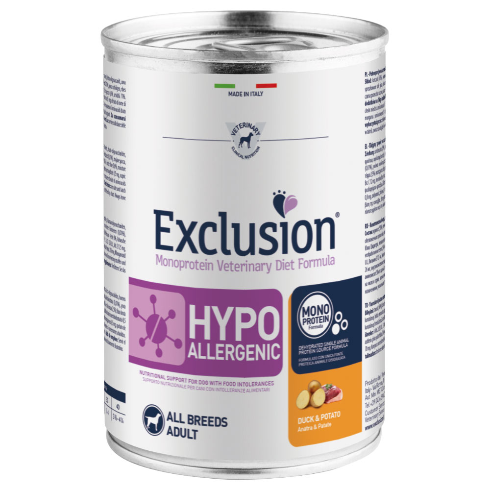 Exclusion Diet 6x400g Eend & Aardappel  Hondenvoer