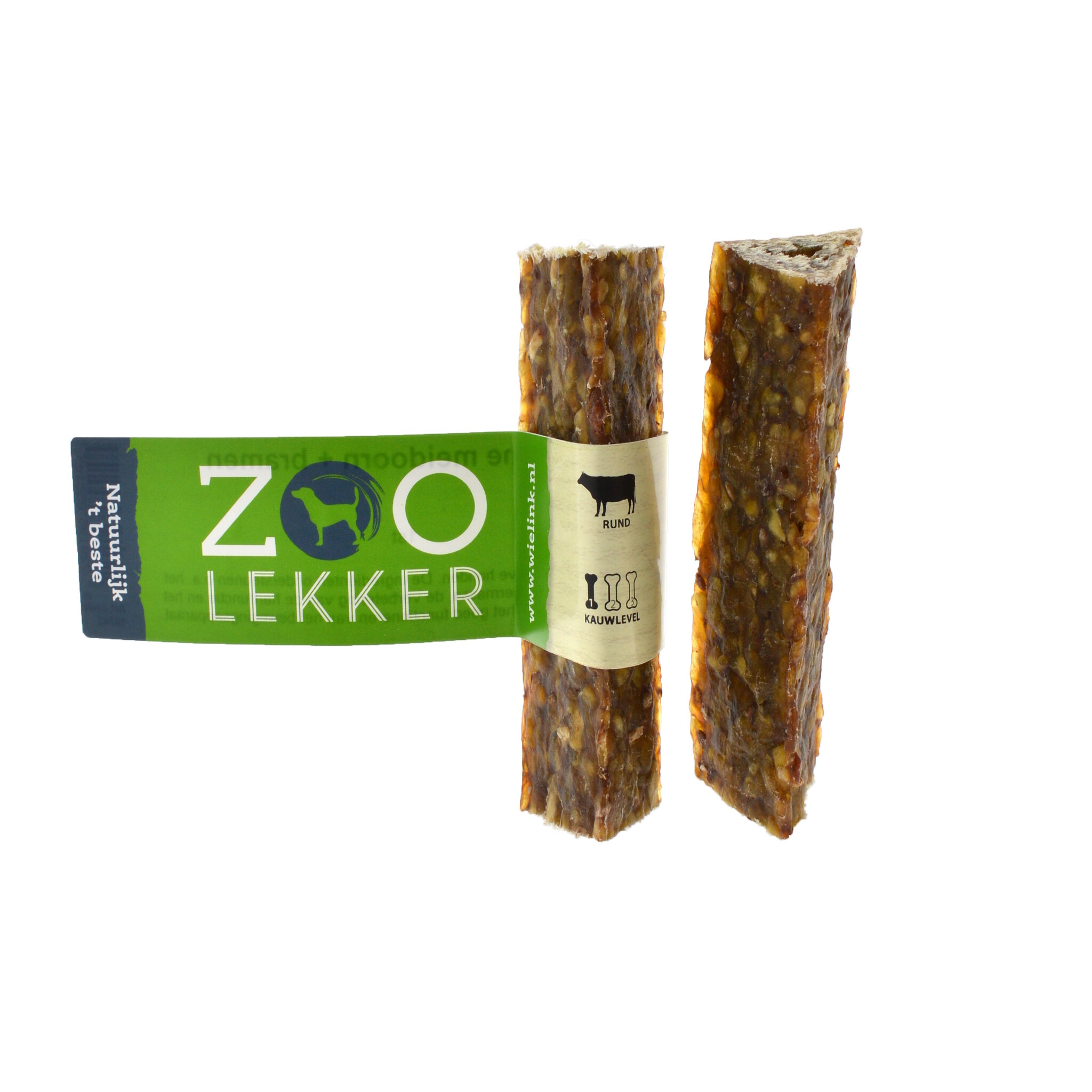 Zoolekker Tri-Bone meidoorn en bramen hondensnack - natuurlijke kauwsnack voor actieve honden, 12 cm