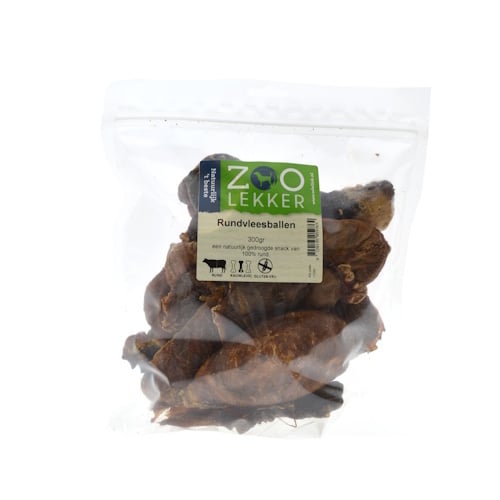 Zoolekker Rundvleesballen - 100% natuurlijke hondensnack 300 g