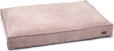 DESIGNED BY LOTTE Ribbed - Hondenkussen - Roze -120x80x15 cm