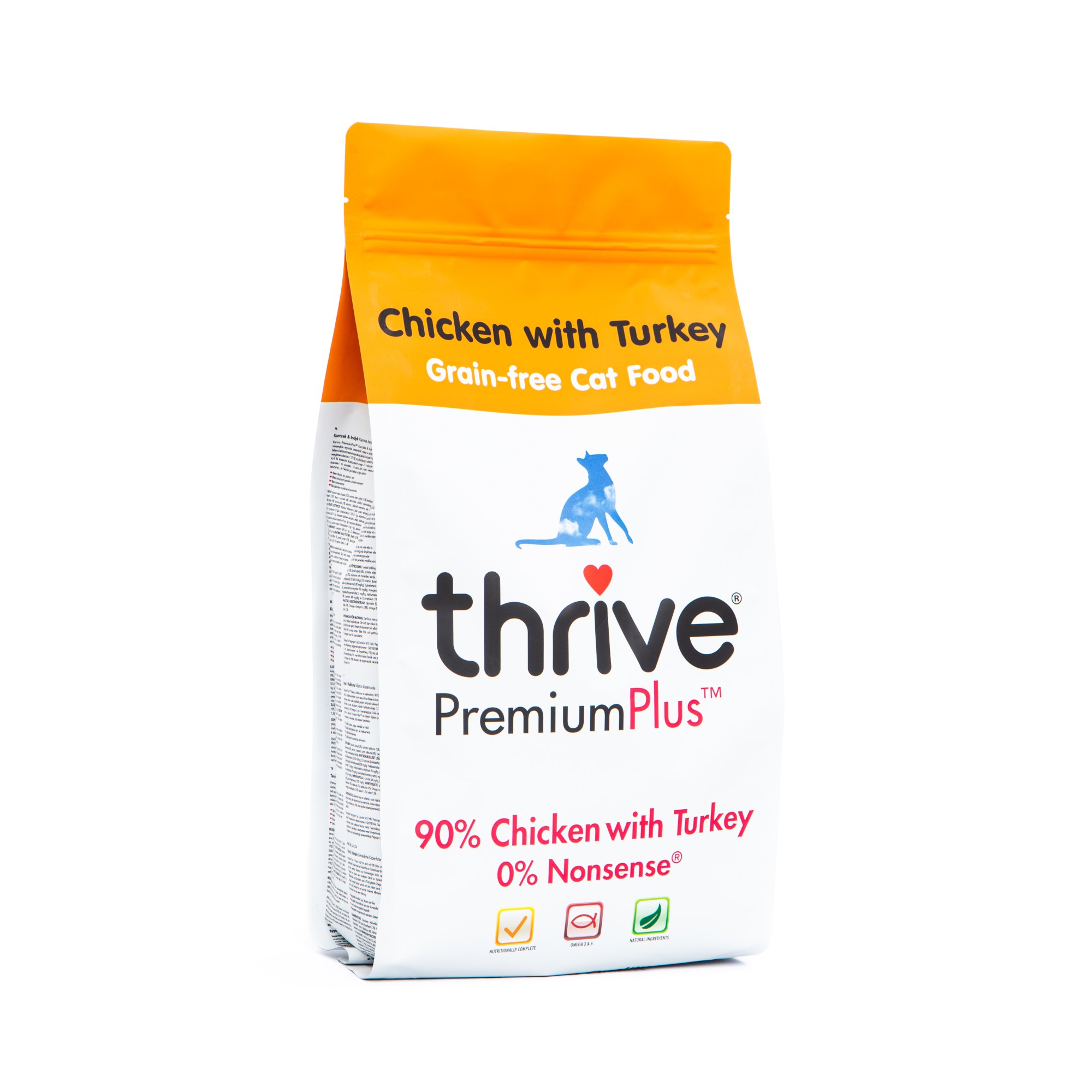 Thrive PremiumPlus kattenvoeding Kip en kalkoen 1,5 kg