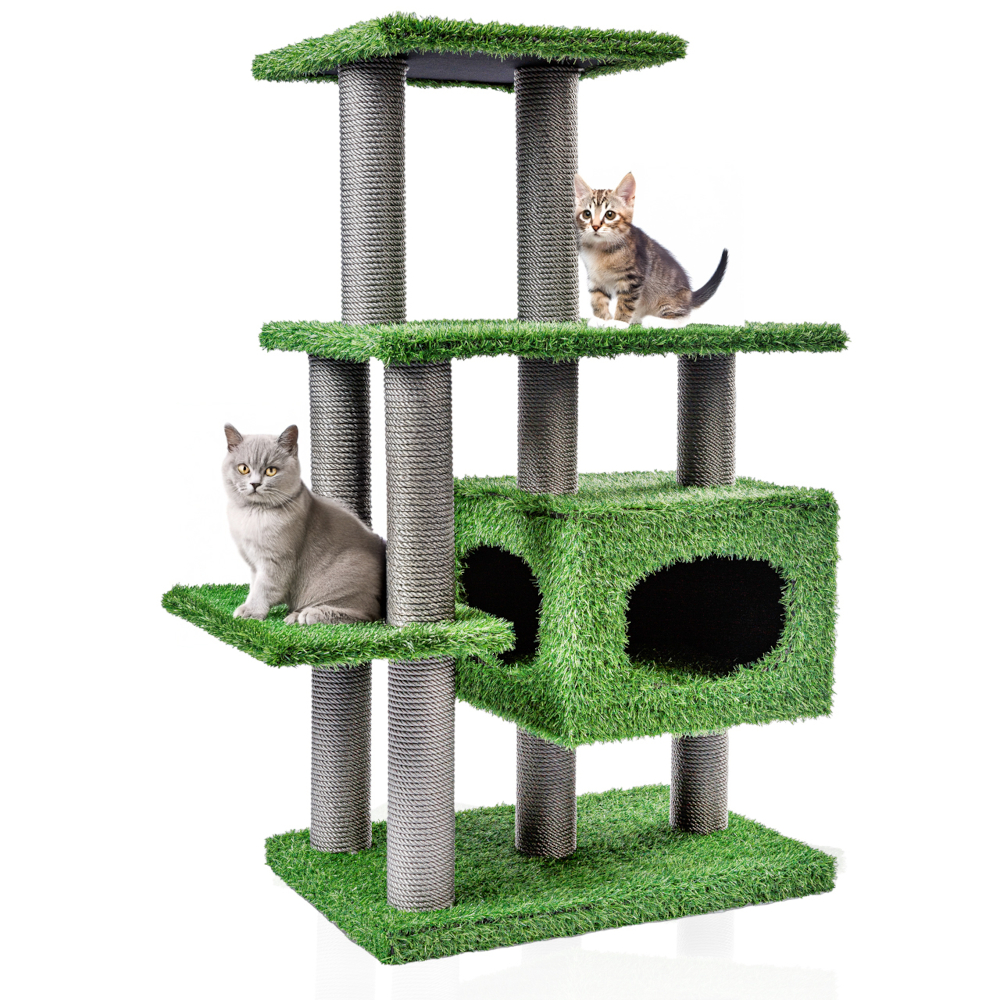 Canadian Cat Company krabpaal Parker groen voor katten