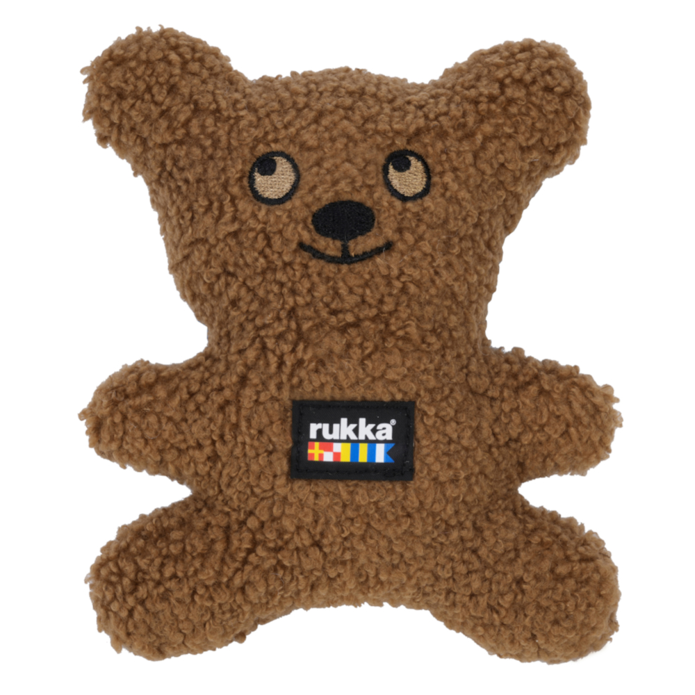 Rukka Pets Rukka Teddy hondenspeeltje, bruin maat S 15x12cm hond