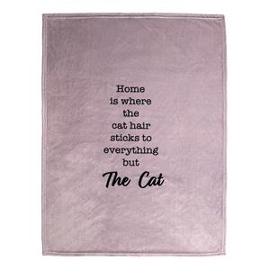 TIAKI kattendeken Home taupe 75x100cm