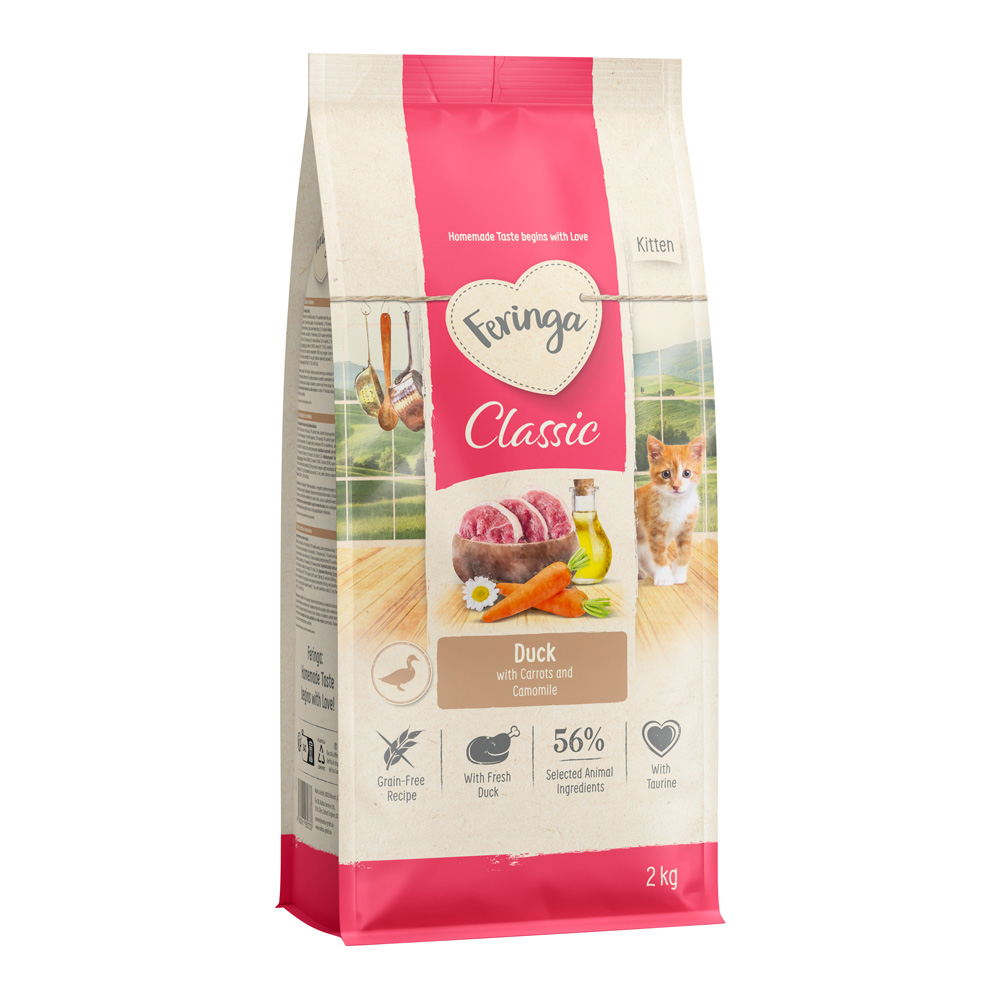 Feringa Kitten Eend Kattenvoer - NEU 2 kg