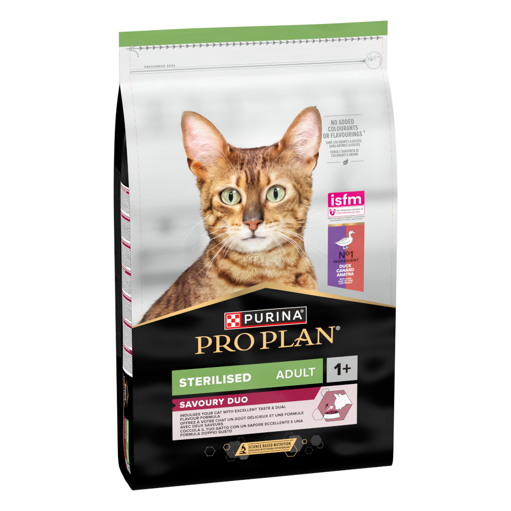 Pro Plan Dubbelpak: 2x10kg Purina  Gesteriliseerd Duo Eend & Lever droogvoer voor honden