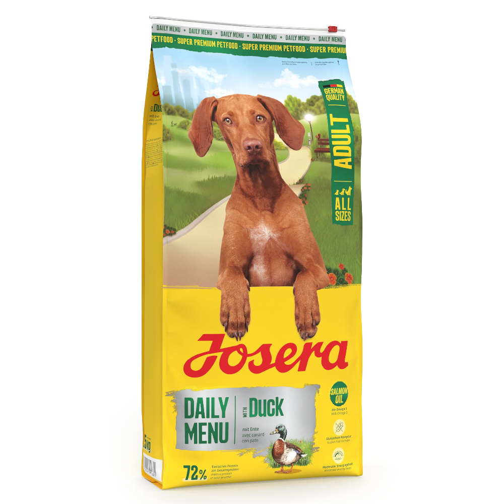 Josera 12.5kg  Daily Menu Adult Eend Hondenvoer droog