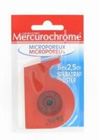 Mercurochrome Pleisters Microporeus 5mx2,5cm