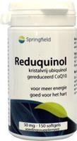 Springfield ReduQuinol Ubiquinol Q10 50mg Softgels 150st