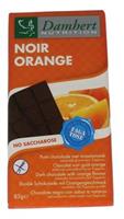 Damhert Zonder Suikers Chocoladetablet Puur Orange