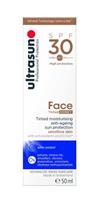 Ultrasun 30 SPF Tinted Face Cream (50ml)