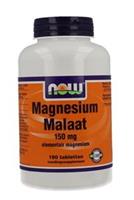 Now Foods, Magnesium Malat 150 mg, 180 Tabletten