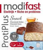 Modifast Protein shape reep chocolade kokosnoot 6 stuks